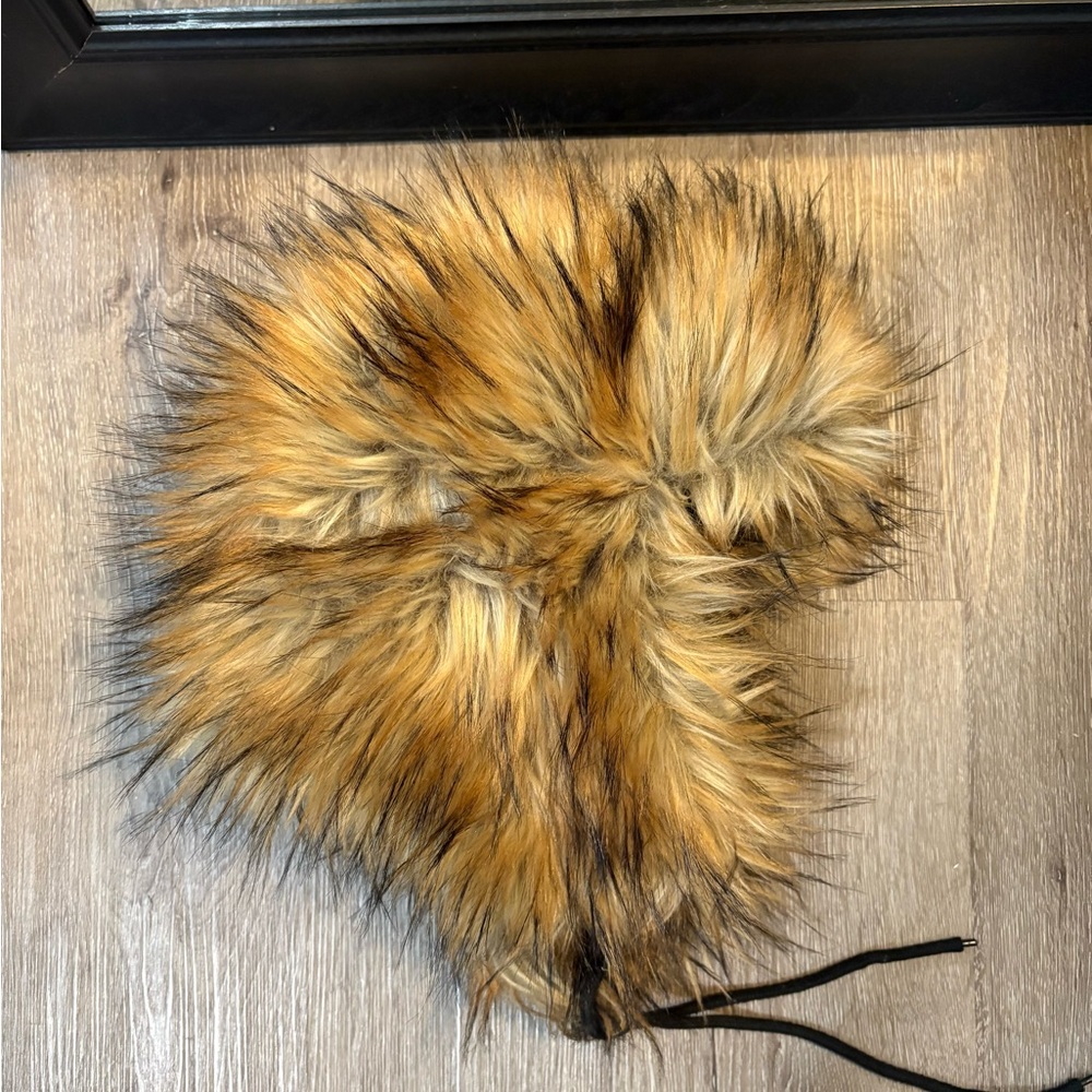 Jaded London Faux Fur Hat in Black and Brown